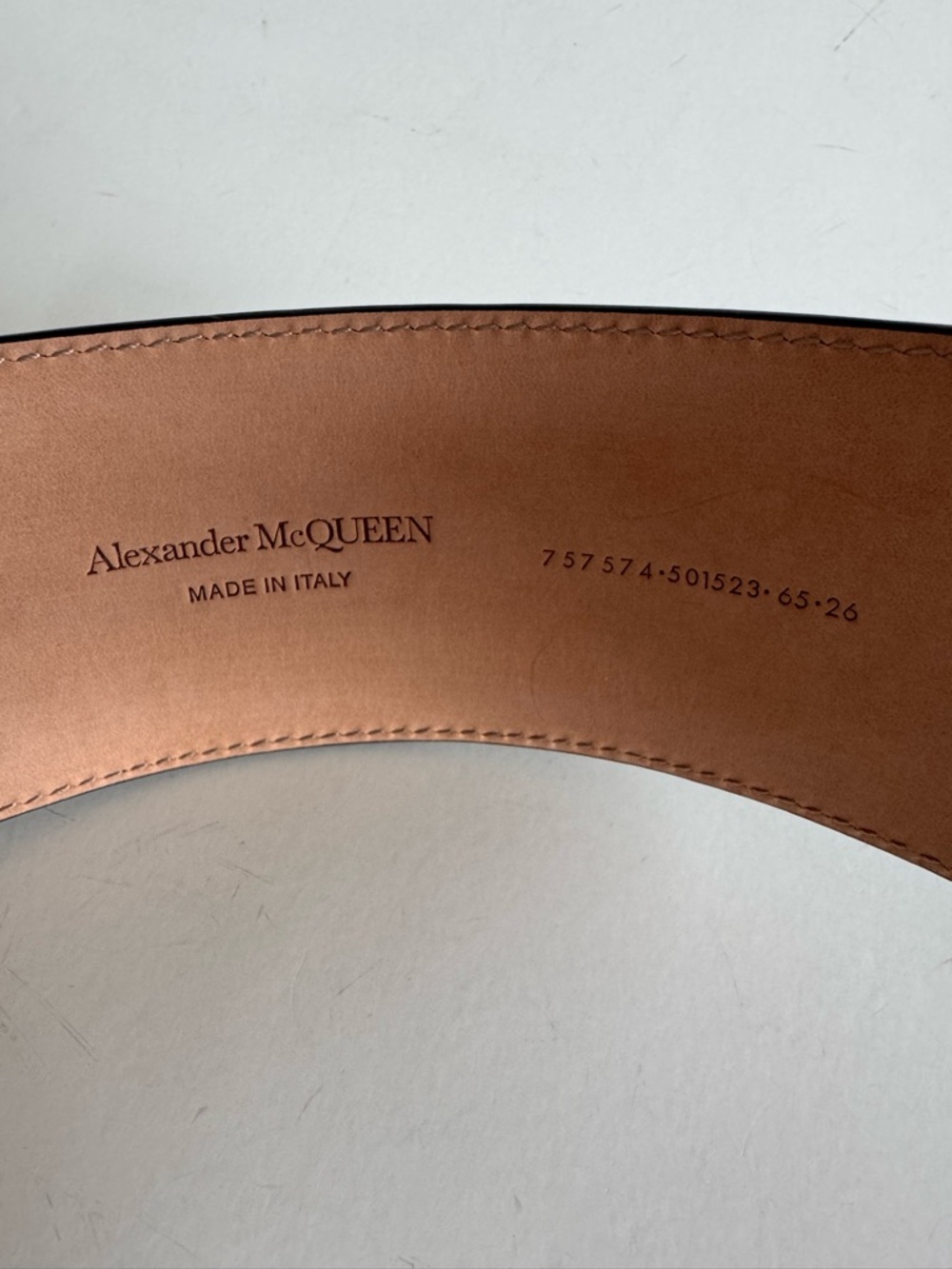 Alexander McQueen Geometric Buckle Belt - Picture 9 of 9